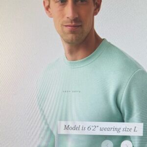 Cozy Earth Men's Wintergreen Crew Neck Sweatshirt